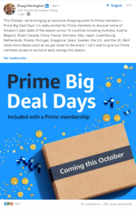 Amazon prime day octubre