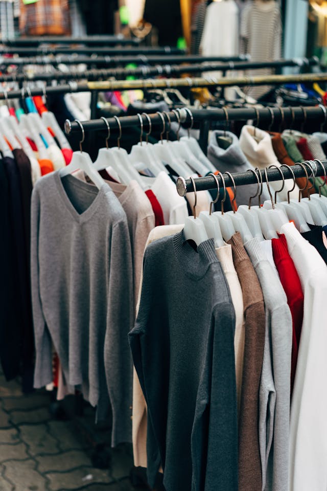 Productos estancados tienda ropa